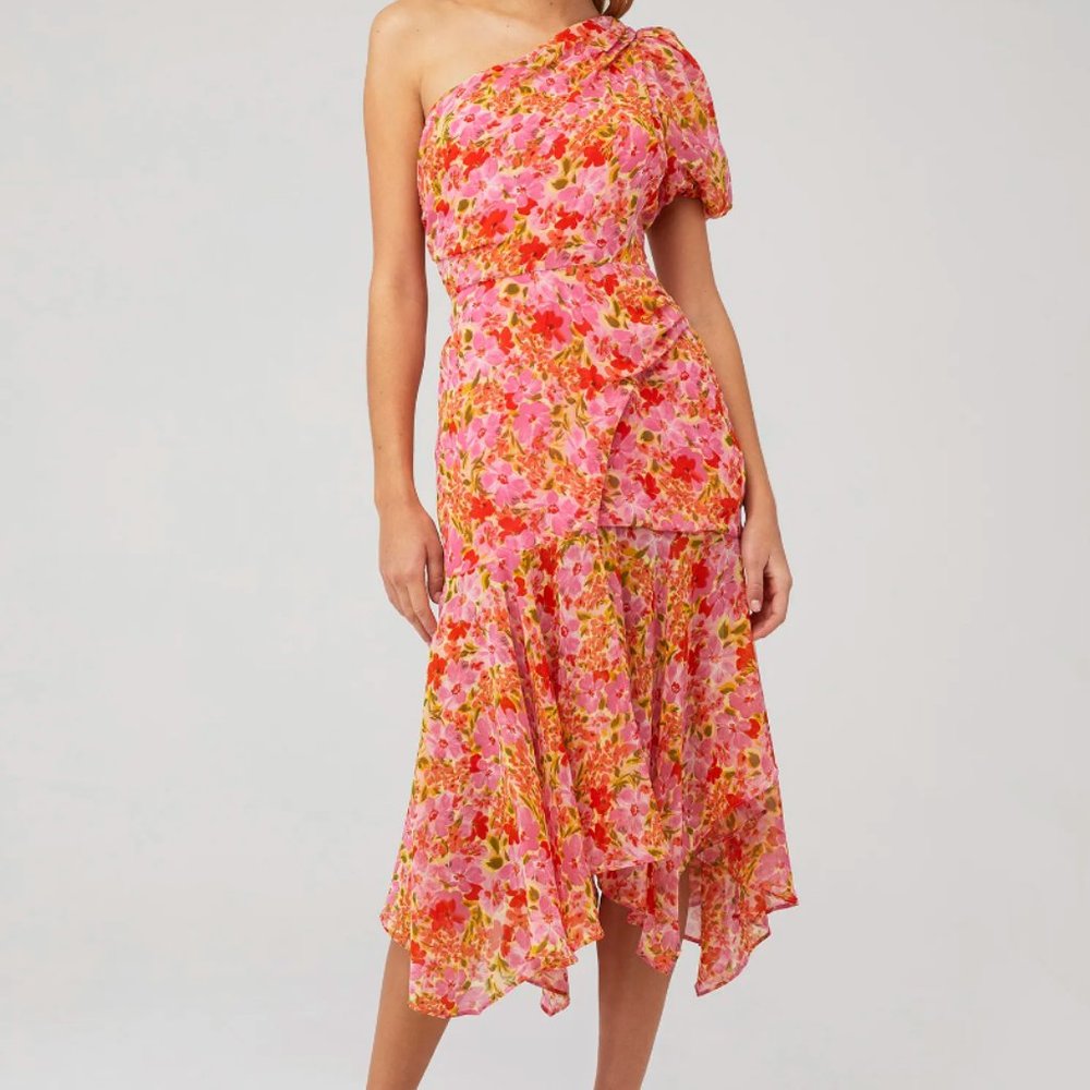 Astr The Label  Santorini Floral Dress
